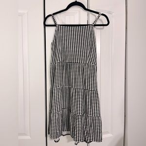 Loft Petite Gingham Dress